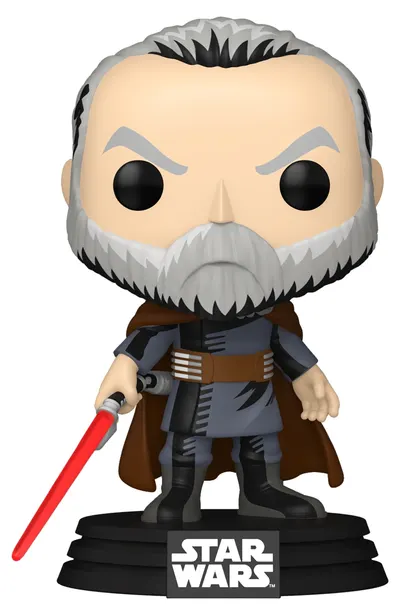 Figurină Funko POP! Movies: Star Wars - Count Dooku (Retro) #833