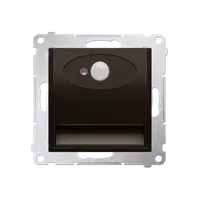 Luminator LED cu senzor de miscare 230V, bronz mat metallic