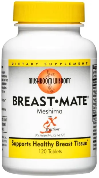 Breast Mate Meshima, 120 tablete, Mushroom Wisdom