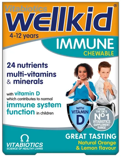 Wellkid Immune, 30 comprimate masticabile, Vitabiotics