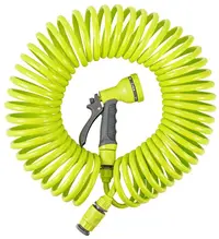 Set furtun spiral Herly – S-line, 15 m, cu pistol și conectori
