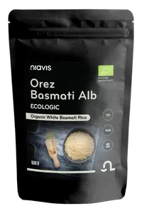Orez basmati alb ecologic, 500g, Niavis