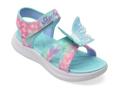 Sandale SKECHERS verzi, JUMPSTERS SANDAL, din piele ecologica