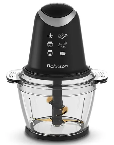 Tocător Rohnson - R 5112, 1 l, 2 trepte, 500W, negru