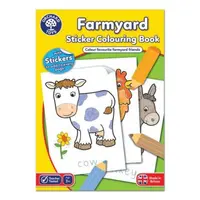 Carte de colorat cu activitati in limba engleza si abtibilduri Ferma FARMYARD