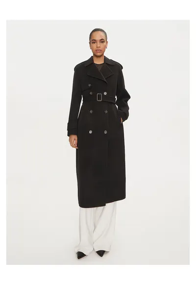 Palton dama negru - Negru