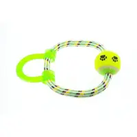 Jucarie pentru caini inel cu minge, Enjoy, 18 cm