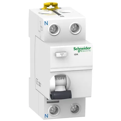 Intrerupator diferential RCCB IID K 2P 25A 30MA tip AC Schneider A9R50225