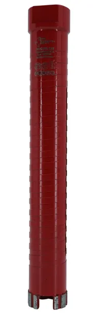 Carota diamantata Super PREMIUM ø28mm x 180mm x M16 pentru gaurire Beton armat, Zidarie, Granit - DXQZ.REDCORE.28
