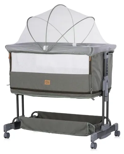 Pătuț co-sleeper pentru bebeluși Chipolino - Zen, matcha