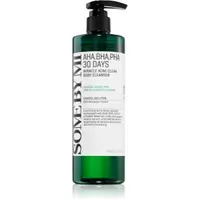 Some By Mi AHA∙BHA∙PHA 30 Days Miracle Acne Clear Body Cleanser gel de curatare spumant pentru pielea problematică și grasă