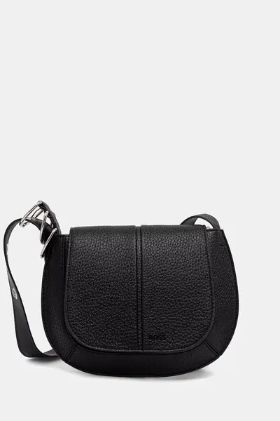 BOSS geantă crossbody pentru femei cu imitație de piele CLARICE SADDLE