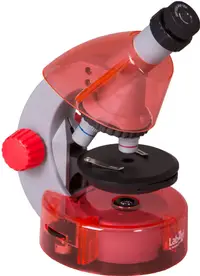 Microscop Levenhuk - LabZZ M101, roşu