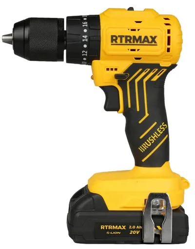 Mașină de găurit fără fir RTRMAX - RTS5012, cu 2 baterii, încărcător și husă