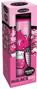 Sticlă de apă Lizzy Card KitTok Heart Kitty - Premium, 600 ml