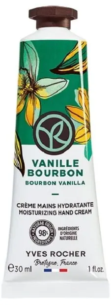 Yves Rocher Bain Nature Cremă de mâini, vanilie, 30 ml