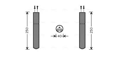 Uscator Climatizare Potrivit Chrysler 300c; Dodge Caliber, Challenger, Charger; Jeep Compass, Patriot; Lancia Thema 2.1d-6.4 09.04