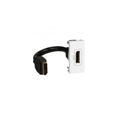 Display port priza Mosaic - preterminated - 1 module - alb