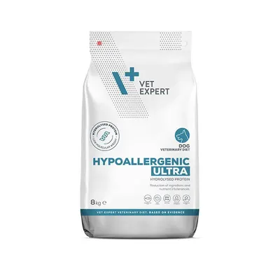Hrana uscata hipoalergenica pentru caini adulti Vet Expert Hypoallergenic Ultra, 8 kg