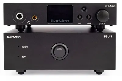 Amplificator pentru căști EarMen - CH-Amp, negru
