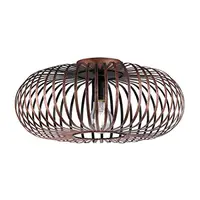 Plafoniera Johann 1xMax.60W E27 Cupru Antic