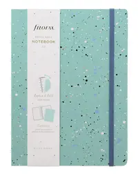 Carnet cu spirala Filofax Expressions - A5, albastru-verde