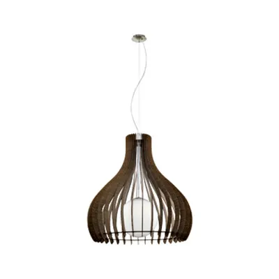 Pendant luminaire Tindori Ø1000 60W dark brown IP20