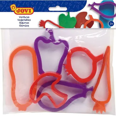 Forme pentru modelat Jovi - Legume, 6 bucăți