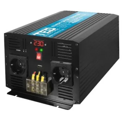 Invertor auto de la 12V la 230V 4000W unda sinusoidala pura TED000415