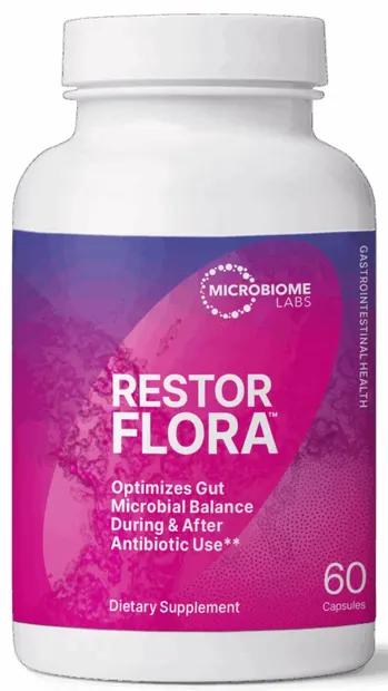 RestorFlora Probiotic, 60 capsule, Microbiome Labs