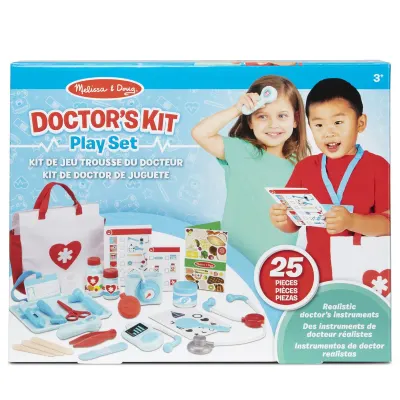 Set de joaca, Melissa & Doug, La Doctor, 25 piese, 6074884