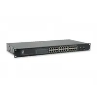 Switch 24xRJ45 + 2xSFP 10/100/1000 (PoE+), 19, 630W