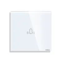 Panou Buton Sonerie cu Touch Mini din Sticla LUXION