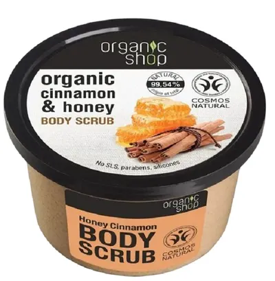 Organic Shop Exfoliant corporal Cinnamon & Honey, 250 ml