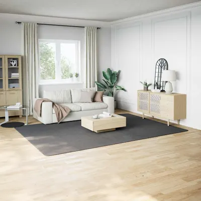vidaXL Covor Shaggy Antracit 240x340 cm Poliester