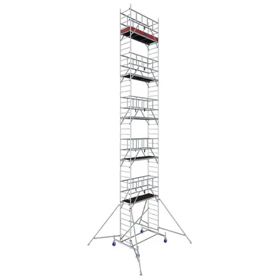 Schela Protec 0,6 x 2m, aluminiu, inaltime- lucru 12.3m, schela 11.45m, platforma 10.3m