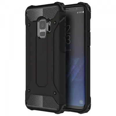 Husa pentru Samsung Galaxy S9 G960, Techsuit, Hybrid Armor, Neagra