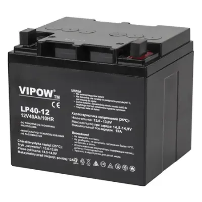 Acumulator gel plumb Vipow BAT0222, 12 V / 40 Ah