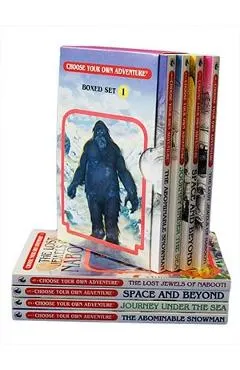 Choose Your Own Adventure 4-Book Set, Volume 1: The Abominable Snowman/Journey Under the Sea/Space and Beyond/The Lost Jewels of Nabooti