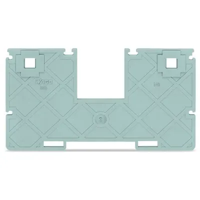 Seperator plate with jumper bar recess; 2 mm thick; 110.3 mm wide; gray