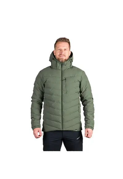 Geaca sport captusita pentru barbati SVETOVID - Verde