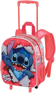 Ghiozdan 3D pentru grădiniță Karactermania Lilo and Stitch - Thing, cu roți