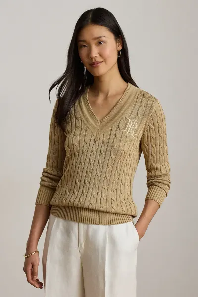 Lauren Ralph Lauren pulover pentru femei cu bumbac