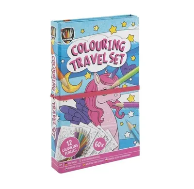 Set de colorat pentru calatorii Grafix