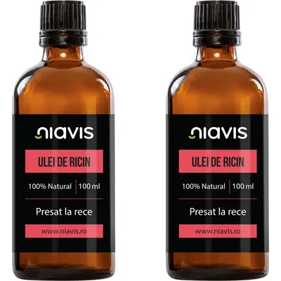 Pachet Ulei de Ricin Presat la Rece 100ml + 100ml