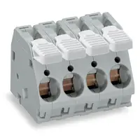 PCB terminal block; lever; 16 mm²; Pin spacing 10 mm; 7-pole; CAGE CLAMP®; 16,00 mm²; gray
