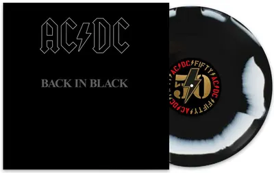 Back In Black (50th Anniversary) - Black & White Swirl Vinyl