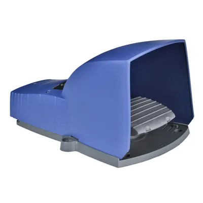 Comutator Picior Simplu - Ip66 -Cu Capac -Plastic -Albastru - 1 Nc + 1 No