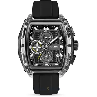 Ceas Police Police PEWGO00778X3 Mens watch Clout Tank Chronograph Set 46mm 3ATM