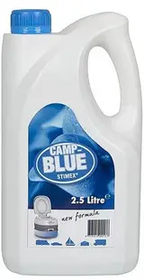 Concentrat pentru toaletă chimică Stimex - Camp Blue, pentru apă murdară, 2.5 L
